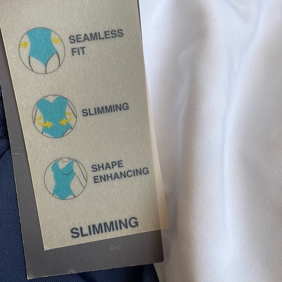 COPY - NAUTICA ONE PIECE SWIMSUIT WHITE/NAVY SIZE M - Picture 7 of 7